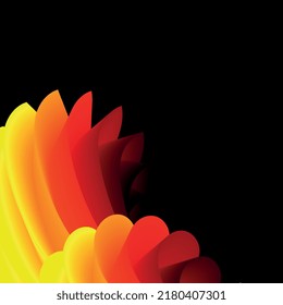 Abstract background in black red and yellow colors of the flag of Germany. Vector.