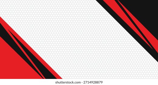abstrakter Hintergrund schwarz, rot, weißes Papier Kunststil Design mit Schatten. vector.eps.10.