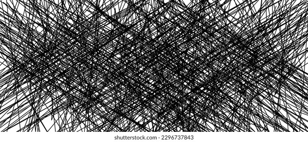 Abstract background with black scratches vector