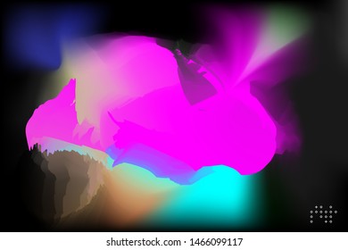 Abstract Background Black Space Colorful - eps 10