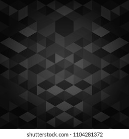 Abstract background with black squares. Business design template. Vector illustration