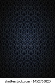 Abstract background of black stylized waves of sea or ocean water, with gradient coloring and darkening to the edges. Vector illustration for web banner design and printing
