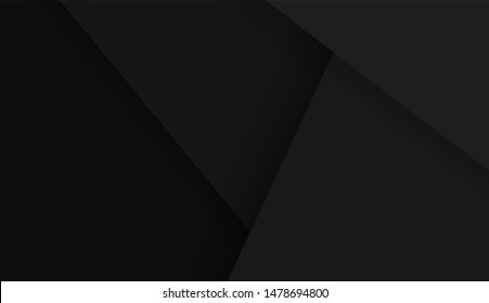 Abstract background Black vector illustration.