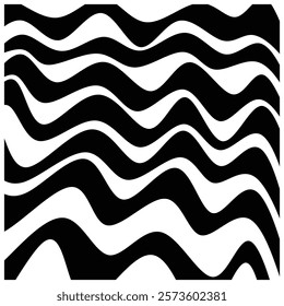 abstract background black wave curved pattern, geometric