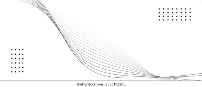 abstract background with black wavy lines	