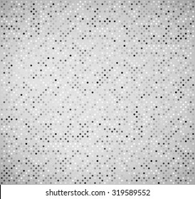 Abstract background with black and white circles. Vector texture