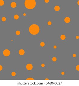 Abstract background with black and white circles. Seamless pattern