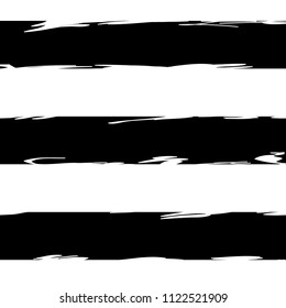 Abstract background. Black and white color. Wallpaper. Vector illustration. Striped seamless pattern with horizontal line. Template for wallpaper, wrapping, textile, fabric.