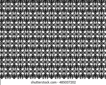 abstract background black and white, white flowers, background for presentation