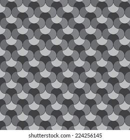Abstract background with Black and white geometric pattern vector illustration .
