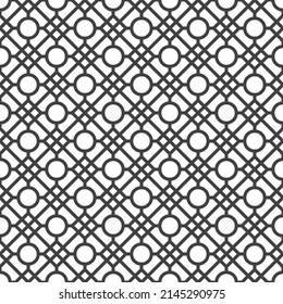 Abstract background. Black and white geometrical pattern. Modern design. Black maze pattern on white background. 
