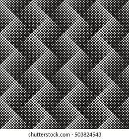 Abstract background black white halftone seamless pattern vector illustration