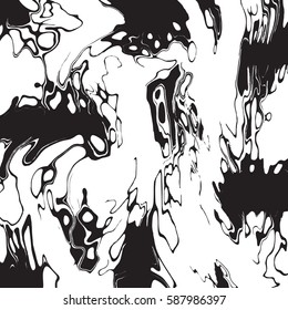 Abstract background with black and white irregular geometric shapes