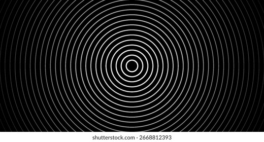 Fondo Abstractas de líneas blancas y negras círculos para el estilo de fondo o tela