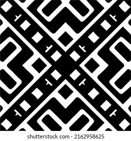 Fondo abstracto con mandala en blanco y negro. Muestra de vector geométrico única. Perfecto para el fondo del sitio, papel envolvente, papel tapiz, textil y diseño de superficie. 
