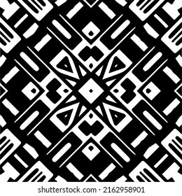 Fondo abstracto con mandala en blanco y negro. Muestra de vector geométrico única. Perfecto para el fondo del sitio, papel envolvente, papel tapiz, textil y diseño de superficie. 
