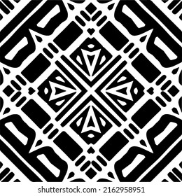 Abstract background with black and white mandala. Unique geometric vector swatch. Perfect for site backdrop, wrapping paper, wallpaper, textile and surface design. 