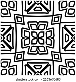 
Fondo abstracto con mandala en blanco y negro. Muestra de vector geométrico única. Perfecto para el fondo del sitio, papel envolvente, papel tapiz, textil y diseño de superficie. 