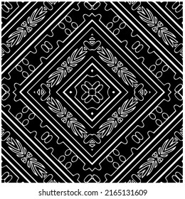 Abstract background with black and white mandala. 
