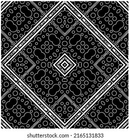 Abstract background with black and white mandala. 