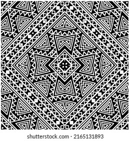 
Abstract background with black and white mandala. Unique geometric vector swatch. Perfect for site backdrop, wallpaper, textile and surface design. Monochrome seamless pattern.