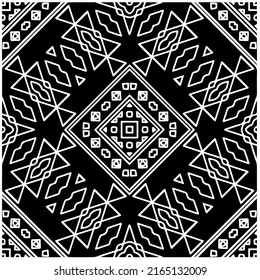 
Abstract background with black and white mandala. Unique geometric vector swatch. Perfect for site backdrop, wallpaper, textile and surface design. Monochrome seamless pattern.