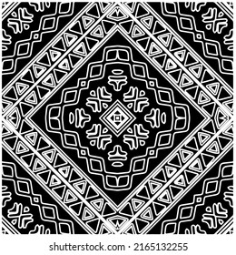
Abstrakter Hintergrund mit schwarz-weißer Mandala. Einzigartige geometrische Vektorgrafik. Ideal für die Website-Hintergrund, Tapete, Textil und Oberflächendesign. Monochrome nahtlose Muster.