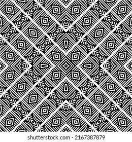 Fondo abstracto con mandala en blanco y negro. Muestra de vector geométrico única. Perfecto para el fondo del sitio, papel envolvente, papel tapiz, textil y diseño de superficie. 