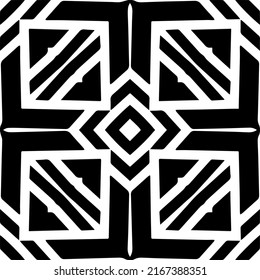 Abstract background with black and white mandala. Unique geometric vector swatch. Perfect for site backdrop, wrapping paper, wallpaper, textile and surface design. 
