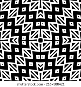 Abstract background with black and white mandala. Unique geometric vector swatch. Perfect for site backdrop, wrapping paper, wallpaper, textile and surface design. 