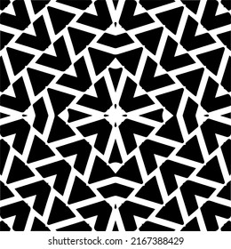 Abstract background with black and white mandala. Unique geometric vector swatch. Perfect for site backdrop, wrapping paper, wallpaper, textile and surface design. 