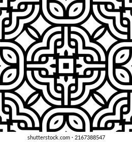 Abstract background with black and white mandala. Unique geometric vector swatch. Perfect for site backdrop, wrapping paper, wallpaper, textile and surface design. 