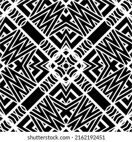 Abstract background with black and white pattern. Unique geometric vector swatch. Perfect for site backdrop, wrapping paper, wallpaper, textile and surface design. 
