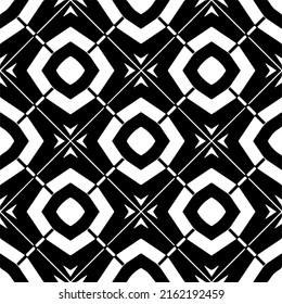 Abstract background with black and white pattern. Unique geometric vector swatch. Perfect for site backdrop, wrapping paper, wallpaper, textile and surface design. 