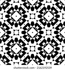 Fondo abstracto con patrón blanco y negro. Muestra de vector geométrico única. Perfecto para el fondo del sitio, papel envolvente, papel tapiz, textil y diseño de superficie. 
