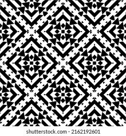 Abstract background with black and white pattern. Unique geometric vector swatch. Perfect for site backdrop, wrapping paper, wallpaper, textile and surface design. 