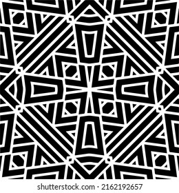 
Abstract background with black and white pattern. Unique geometric vector swatch. Perfect for site backdrop, wrapping paper, wallpaper, textile and surface design. 