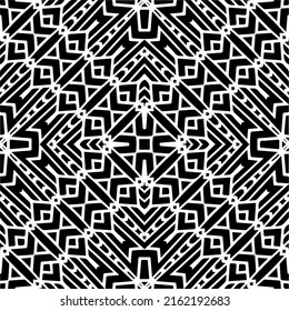 Abstract background with black and white pattern. Unique geometric vector swatch. Perfect for site backdrop, wrapping paper, wallpaper, textile and surface design. 