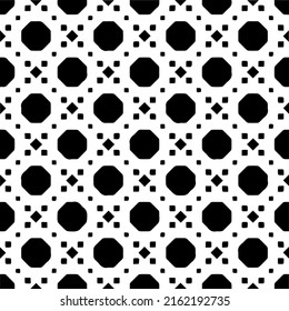 Abstract background with black and white pattern. Unique geometric vector swatch. Perfect for site backdrop, wrapping paper, wallpaper, textile and surface design. 