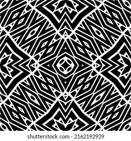 Abstract background with black and white pattern. Unique geometric vector swatch. Perfect for site backdrop, wrapping paper, wallpaper, textile and surface design. 