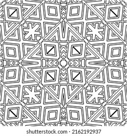 Abstract background with black and white pattern. Unique geometric vector swatch. Perfect for site backdrop, wrapping paper, wallpaper, textile and surface design. 