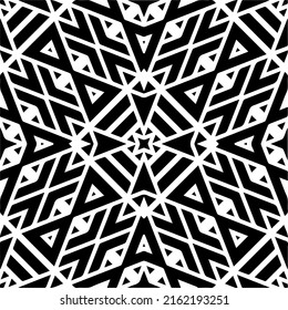 
Abstract background with black and white pattern. Unique geometric vector swatch. Perfect for site backdrop, wrapping paper, wallpaper, textile and surface design. 