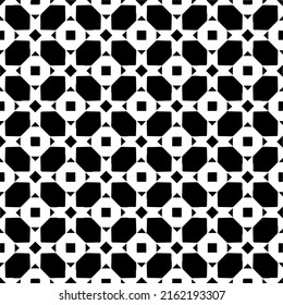 Abstract background with black and white pattern. Unique geometric vector swatch. Perfect for site backdrop, wrapping paper, wallpaper, textile and surface design. 