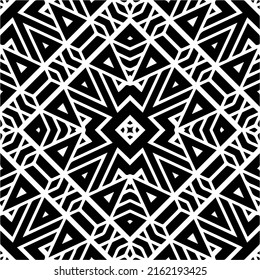 
Abstract background with black and white pattern. Unique geometric vector swatch. Perfect for site backdrop, wrapping paper, wallpaper, textile and surface design. 