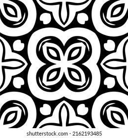 Abstract background with black and white pattern. Unique geometric vector swatch. Perfect for site backdrop, wrapping paper, wallpaper, textile and surface design. 