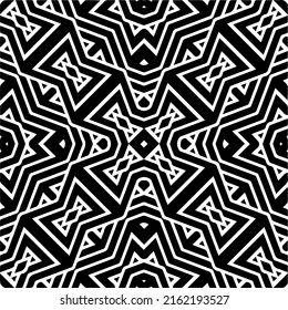
Abstract background with black and white pattern. Unique geometric vector swatch. Perfect for site backdrop, wrapping paper, wallpaper, textile and surface design. 