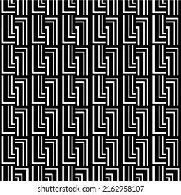 Abstract background with black and white pattern. Unique geometric vector swatch. Perfect for site backdrop, wrapping paper, wallpaper, textile and surface design. 