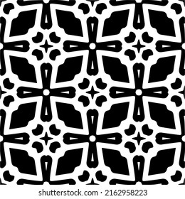 Abstract background with black and white pattern. Unique geometric vector swatch. Perfect for site backdrop, wrapping paper, wallpaper, textile and surface design. 
