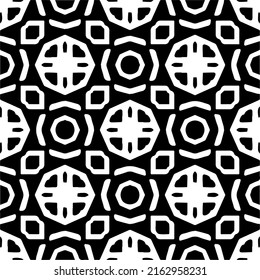 Abstract background with black and white pattern. Unique geometric vector swatch. Perfect for site backdrop, wrapping paper, wallpaper, textile and surface design. 