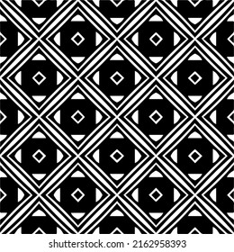 Abstract background with black and white pattern. Unique geometric vector swatch. Perfect for site backdrop, wrapping paper, wallpaper, textile and surface design. 